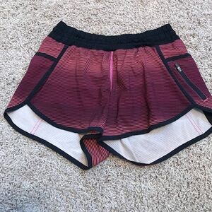 lululemon tracker shorts sz 6
